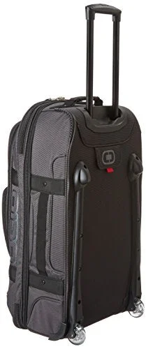 suitcase with waterproof coating-Ogio International Terminal, Black Pindot