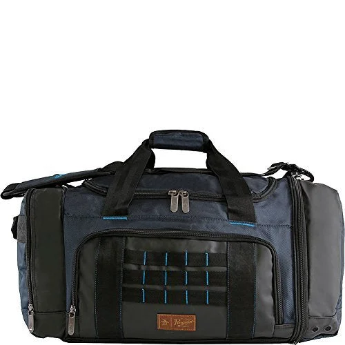 suitcase with built-in compression-Original Penguin Luggage Bag For Men Weekend Duffel, Navy, One Size