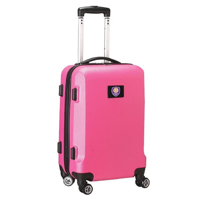 suitcase for seamless business trips-Orlando City SC 21"Carry-On Hardcase Spinner- Pink