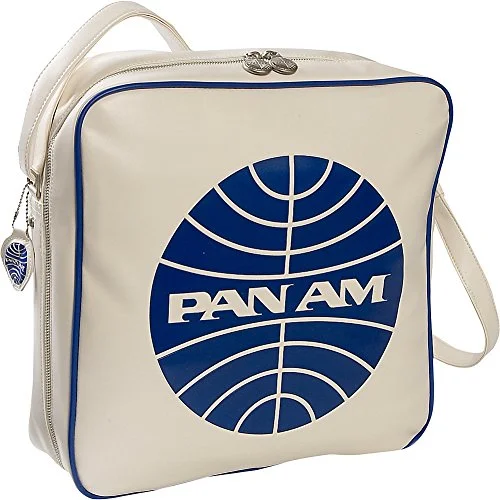 suitcase with adjustable handle-Pan Am Defiance (Vintage White/Pan Am Blue)