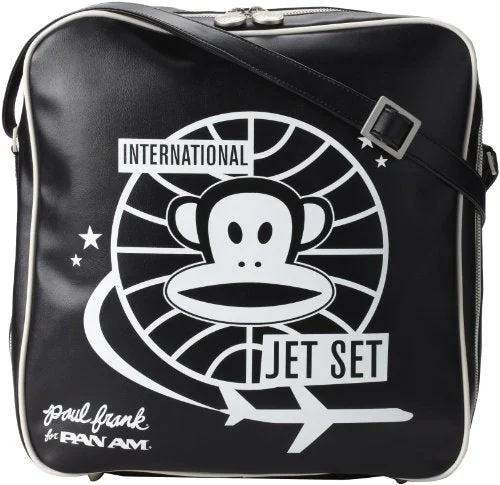 suitcase with durable exterior-Pan Am Men'S Defiance-Jet Set, Black, Medium