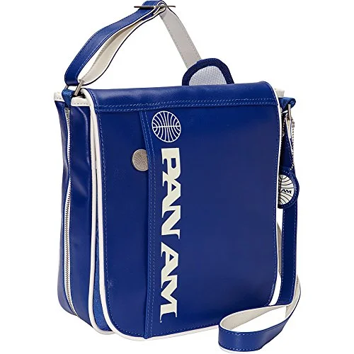 suitcase for storing business attire-Pan Am Originals - Uni Bag Reloaded (Pan Am Blue/Vintage White)