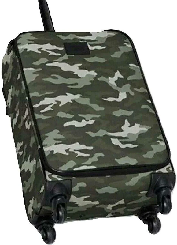 suitcase for easy-to-pack clothing-Pink Wheelie Carry On Travel Luggage Color Camo Print New