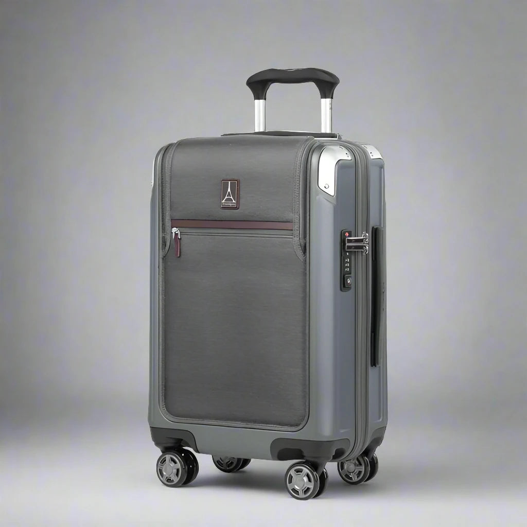 suitcase with high-impact resistance-On Sale- Travelpro Platinum® Elite Carry-On Business Plus Expandable Hardside Spinner- 4092096