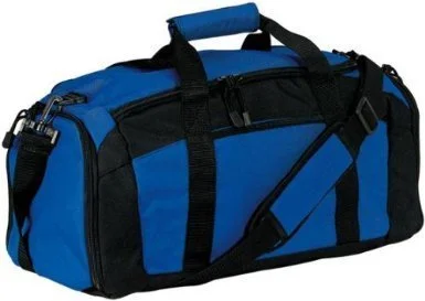 suitcase with smooth gliding wheels-Port & Company - Gym Bag, Royal