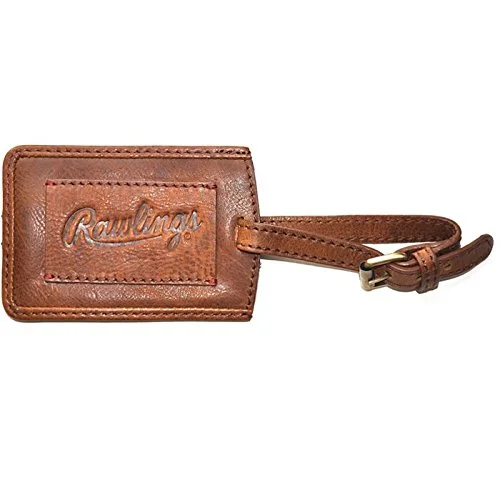 suitcase for perfect travel style-Rawlings Rugged Luggage Tag, Cognac, One Size