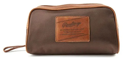 suitcase with flexible packing options-Rawlings Rugged Nylon Travel Kit, Cognac, One Size