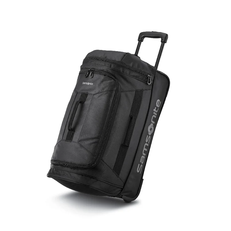 suitcase for business-class efficiency-Samsonite Andante 2 22" Wheeled Duffel Black