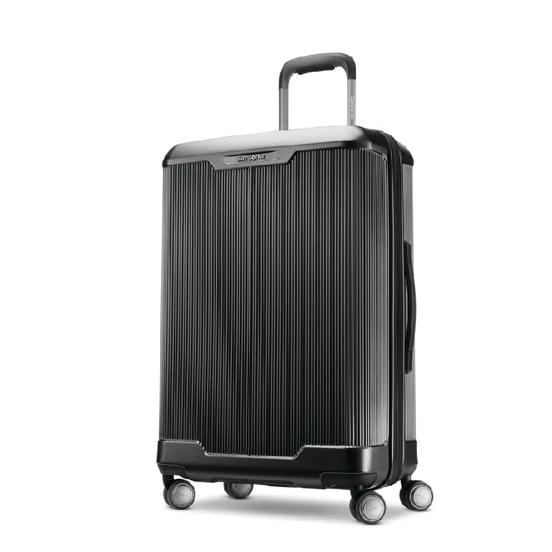 suitcase for off-road travel-Samsonite SILHOUETTE 17 MEDIUM 28” HARDSIDED SPINNER with FlexPack™ + Suiter/Packing System- FLOOR MODEL