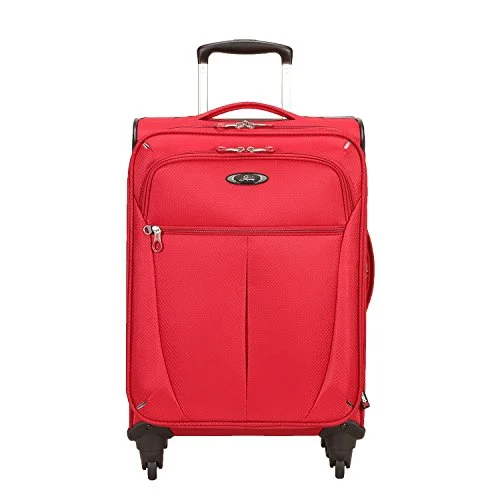 suitcase for comfortable handling-Skyway Mirage Superlight 20-Inch 4 Wheel Expandable Carry-On, Formula 1 Red, One Size