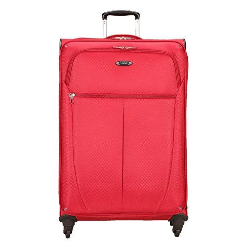 suitcase with customizable features-Skyway Mirage Superlight 28-Inch 4 Wheel Expandable Upright, Formula 1 Red, One Size