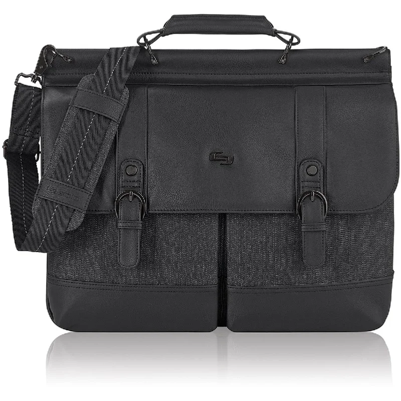 business briefcase with high-end exterior finish -Solo Bradford 15.6In Briefcase