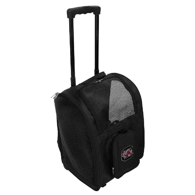 suitcase for an organized travel routine-South Carolina Premium Wheeled Pet Carrier