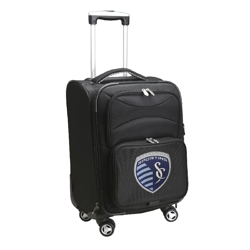 suitcase for work and personal trips-Sporting Kansas City  21" Carry-On Spinner Luggage