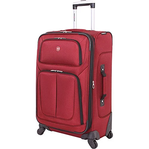 suitcase for long-distance travel-Swissgear 25" Spinner 6283,Burgundy,Us