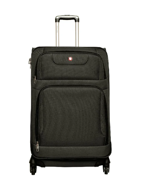 suitcase for tropical beach vacations-SWISSGEAR 7297 20" EXPANDABLE CARRY ON SPINNER LUGGAGE