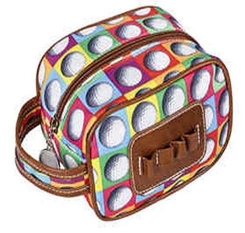 suitcase with high-visibility design-Sydney Love Ont The Ball Ladies Caddy Bag Cosmetic Case,Multi,One Size