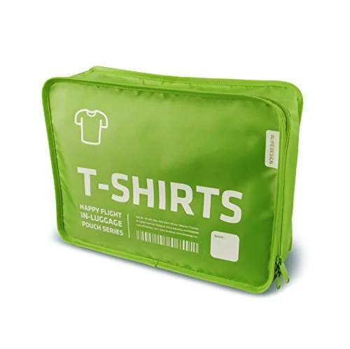 suitcase for eco-friendly travelers-T-Shirts Packing Cube - Alife Design (Green)