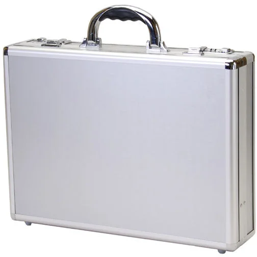 classic briefcase with leather accents for professional style -T.Z. Case Business Cases Hidden Hinge Aluminum Briefcase