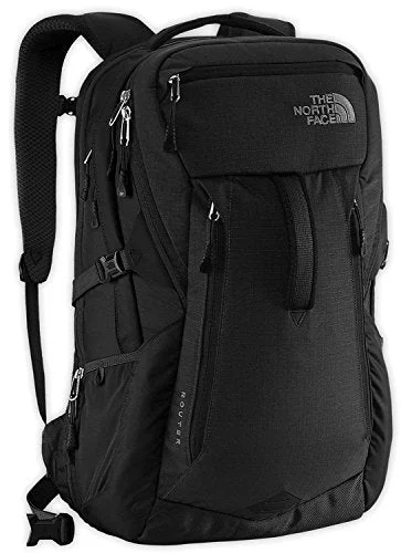 suitcase for well-organized international travel-The North Face Router Daypack - Tnf Black