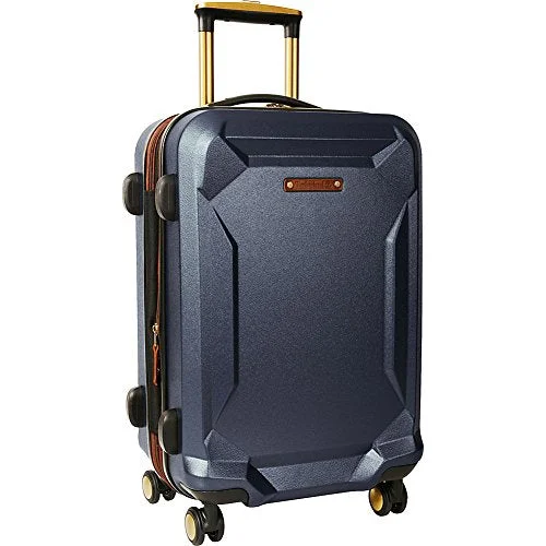 suitcase with top-rated security features-Timberland Fort Stark 21" Expandable Hardside Carry-On Spinner Luggage (Navy)