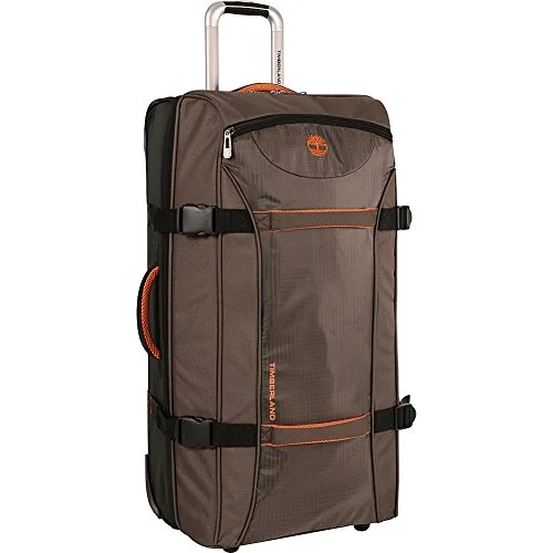 suitcase for well-planned journeys-Timberland Luggage Twin Mountain 22 Inch Wheeled Duffle, Cocoa, One Size