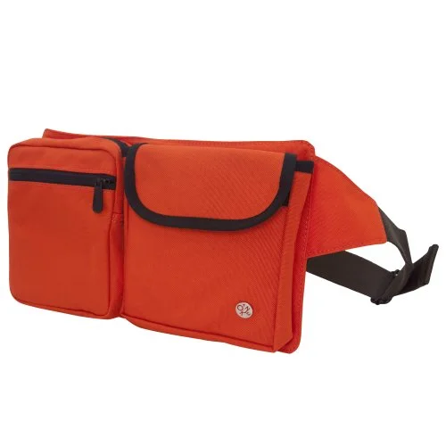 suitcase with water-resistant fabric-Token Bags Lexington Waist Bag, Orange, One Size