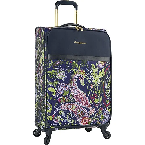 suitcase with extra packing space-Tommy Bahama Honolulu 19 Inch Carry On Expandable Spinner Suitcase