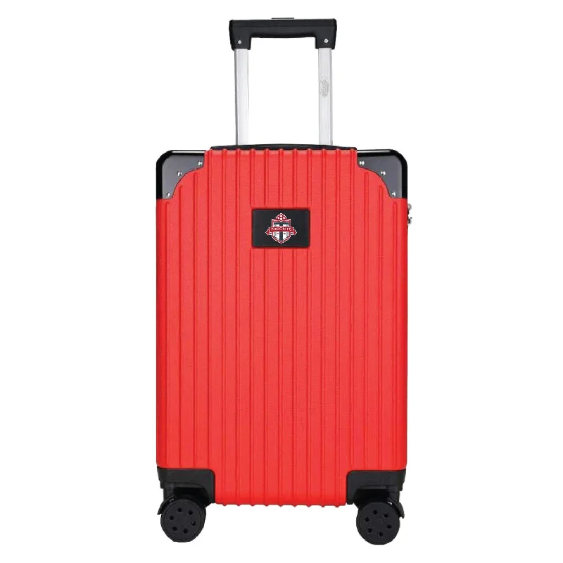 suitcase for the stylish traveler-Toronto FC 21" Exec 2-Toned Carry On Spinner -RED