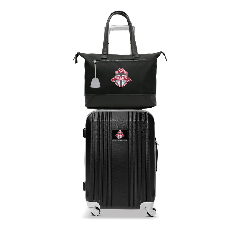 suitcase for backpackers-Toronto FC Tote Bag and Luggage Set -GRAY