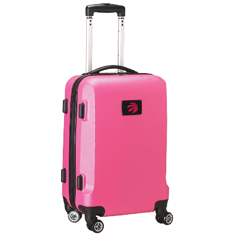 suitcase with a sturdy build for travel-Toronto Raptors 20" Pink Domestic Carry-on Spinner