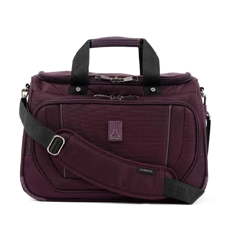 colorful suitcase for easy identification-Travelpro Crew Versapack Deluxe Tote Travel, perfect Plum, One Size