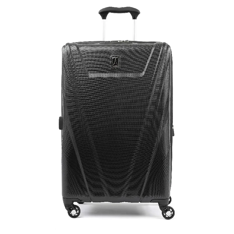 suitcase with efficient compartment systems-Travelpro Expandable Checked-Medium, Black