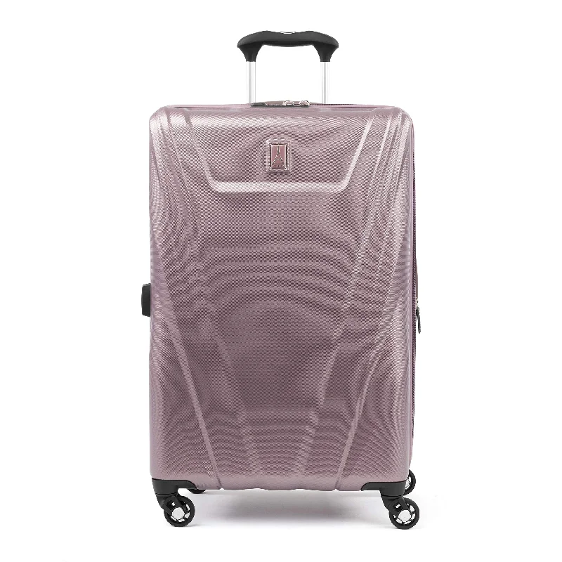 suitcase with extra internal compartments-Travelpro Expandable Checked-Medium, Dusty Rose