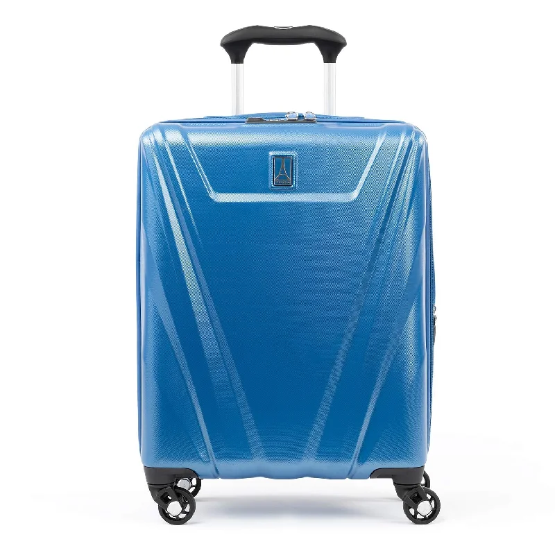 suitcase with easy access for essentials-Travelpro Luggage Maxlite 5 International Hardside Spinner 19" Azure Blue