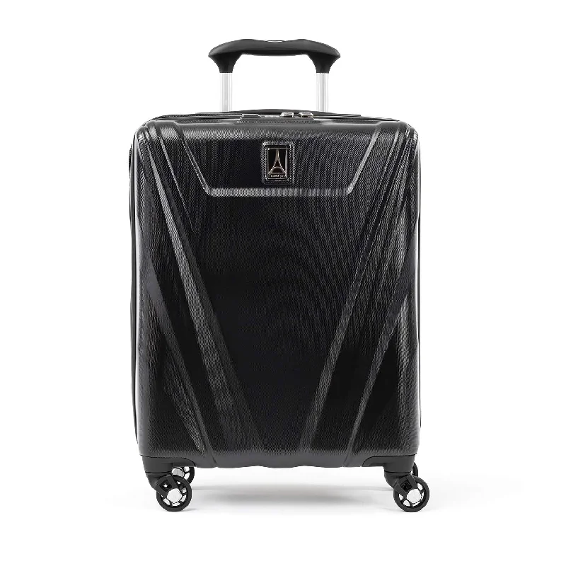 suitcase with organized compartment features-Travelpro Luggage Maxlite 5 International Hardside Spinner 19" Black