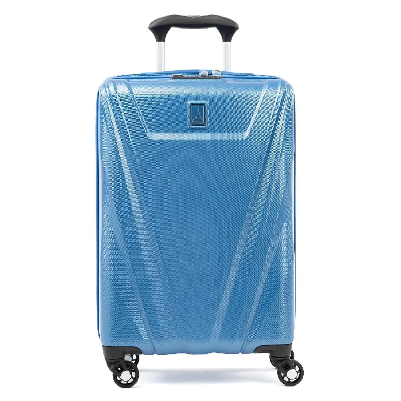 suitcase with lightweight construction-Travelpro Maxlite 5 Carry-on Spinner Hardside Luggage, Azure Blue