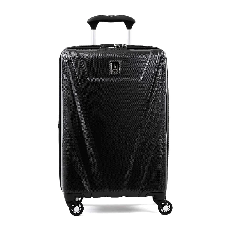 suitcase for personal travel organization-Travelpro Maxlite 5 Expandable Carry-on Spinner Hardside Luggage, Black