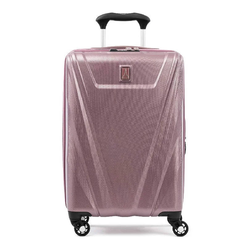 suitcase for making the most of your packing-Travelpro Maxlite 5 Expandable Carry-on Spinner Hardside Luggage, Dusty Rose