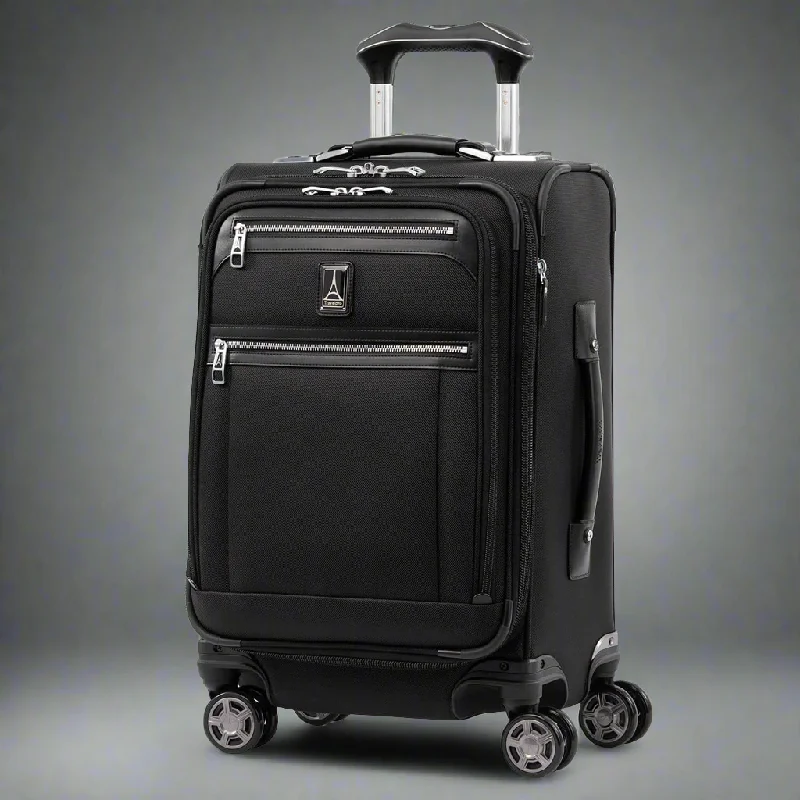 suitcase with top-rated security features-TravelPro Platinum® Elite Carry-On Softsided Expandable Business Plus Spinner- 4091880