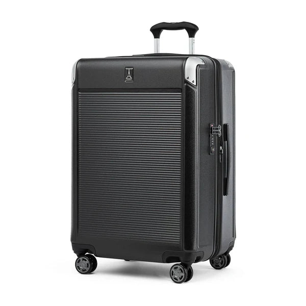 suitcase for efficient airport navigation-Travelpro Platinum® Elite Medium Check-In Expandable Hardside Spinner- 4092095