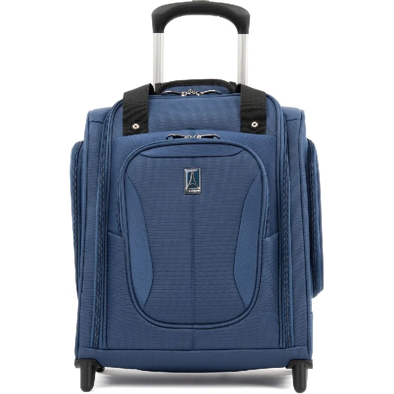 suitcase with smooth navigation wheels-Travelpro TourLite Rolling UnderSeat Carry-on Blue