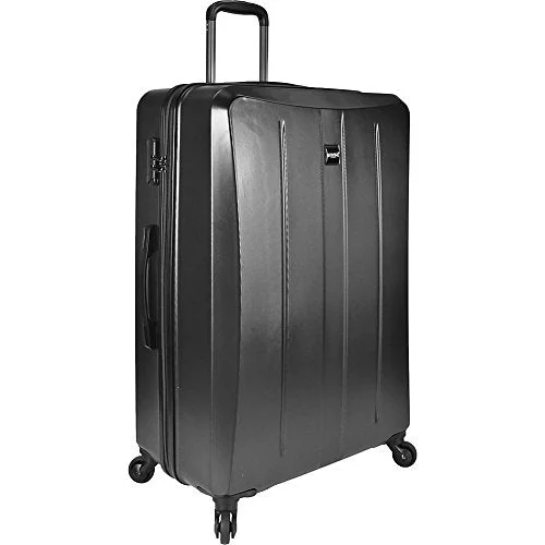 suitcase with superior durability-U.S. Traveler Highrock 30 In. Hardside Spinner (Charcoal)