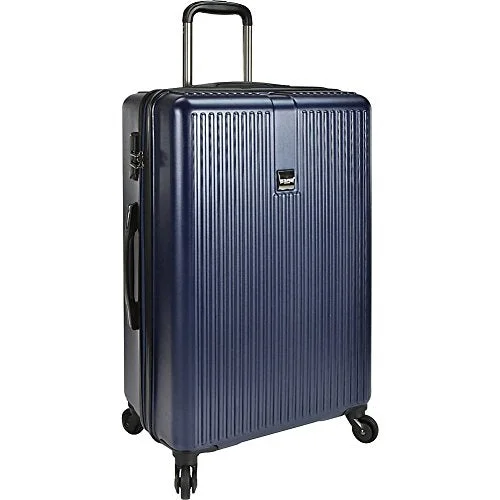 suitcase for short weekend travel-U.S. Traveler Sparta 26 In. Hardside Spinner (Navy)