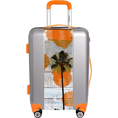 suitcase for traveling with pets-Ugo Bags California Dreaming By Irena Orlov 22" Luggage (Silver)