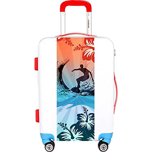 suitcase for international travel-Ugobags Surf The Wave (Small 22X16X8.5Inch)