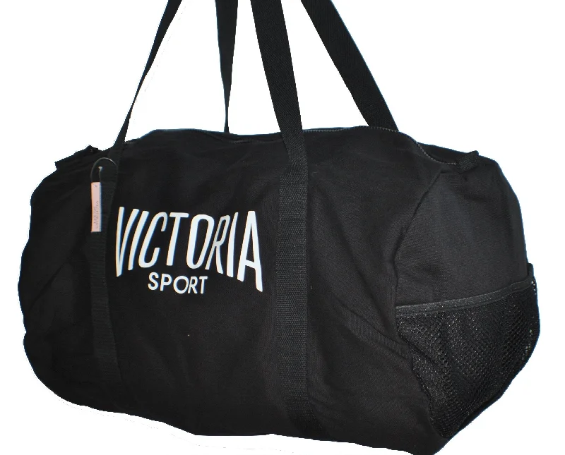 suitcase for international travel-Victoria's Secret Sport Duffle Travel Bag Blac