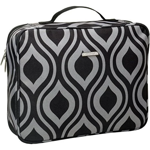 suitcase with organized compartment features-Wallybags Hanging Travel Cosmetic Organizer