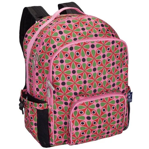 suitcase for luxurious style and functionality-Wildkin Kaleidoscope Macropak, Pink Kaleidoscope