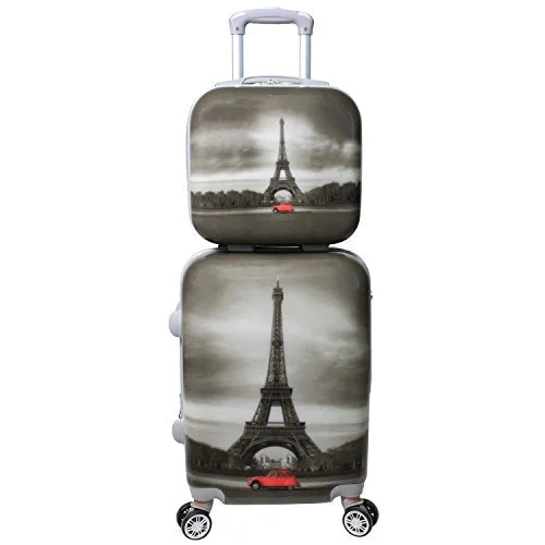 suitcase with durable build for rough travel-World Traveler Destination Collection 2-Piece, Paris